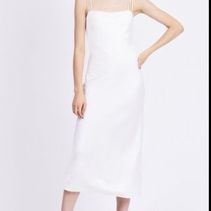 Off white 90s style slip dress.